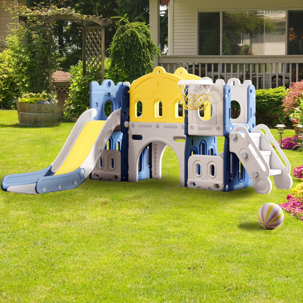 Indoor/Outdoor Climbing Frame with Slide for Toddlers
