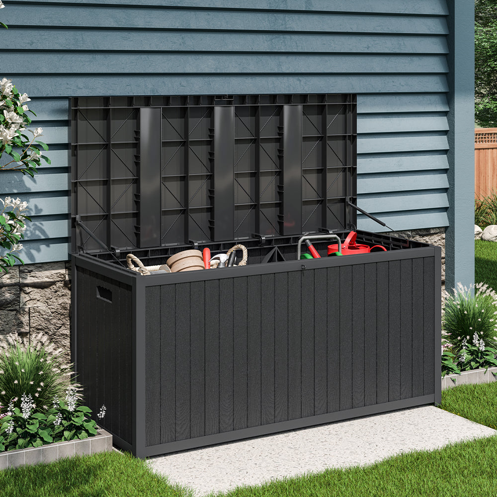 Updated Stylish Lockable Waterproof Garden Cushion Storage Box