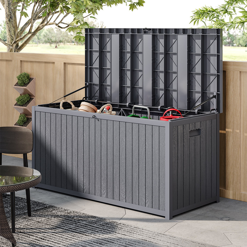 Updated Stylish Lockable Waterproof Garden Cushion Storage Box