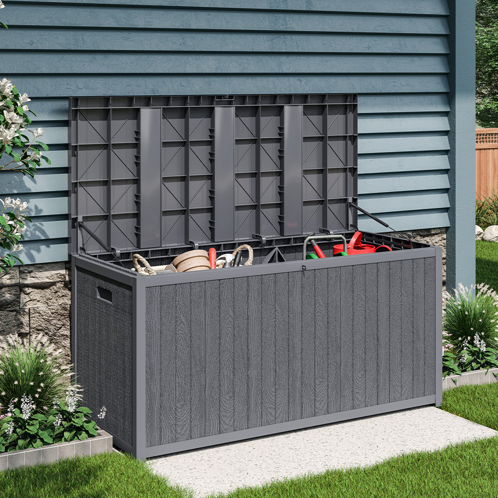 Updated Stylish Lockable Waterproof Garden Cushion Storage Box