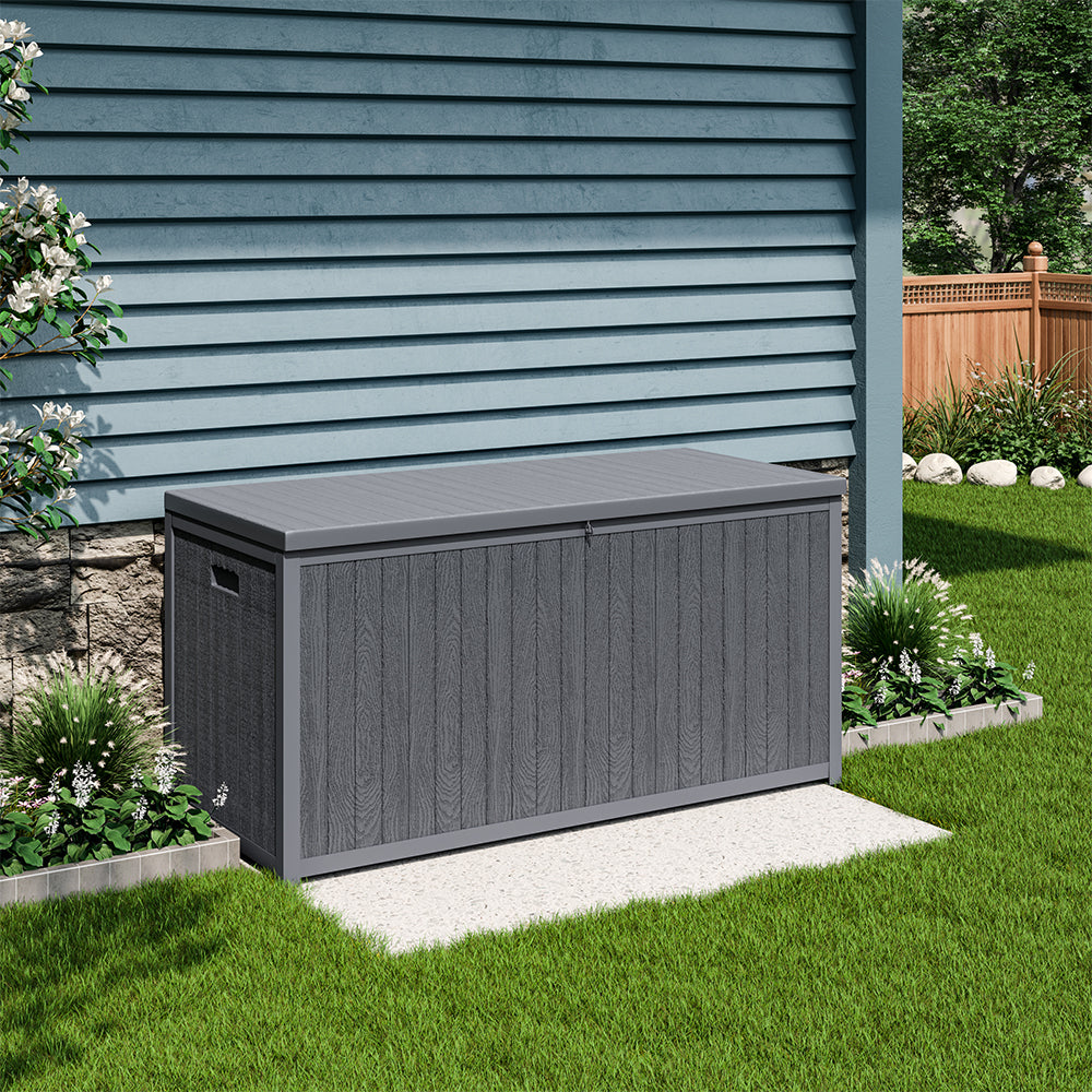 Updated Stylish Lockable Waterproof Garden Cushion Storage Box