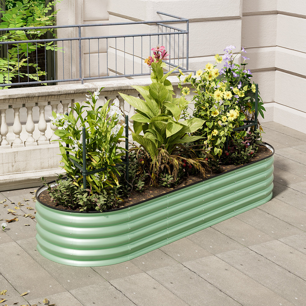 Galvanized Steel Raised Garden Bed