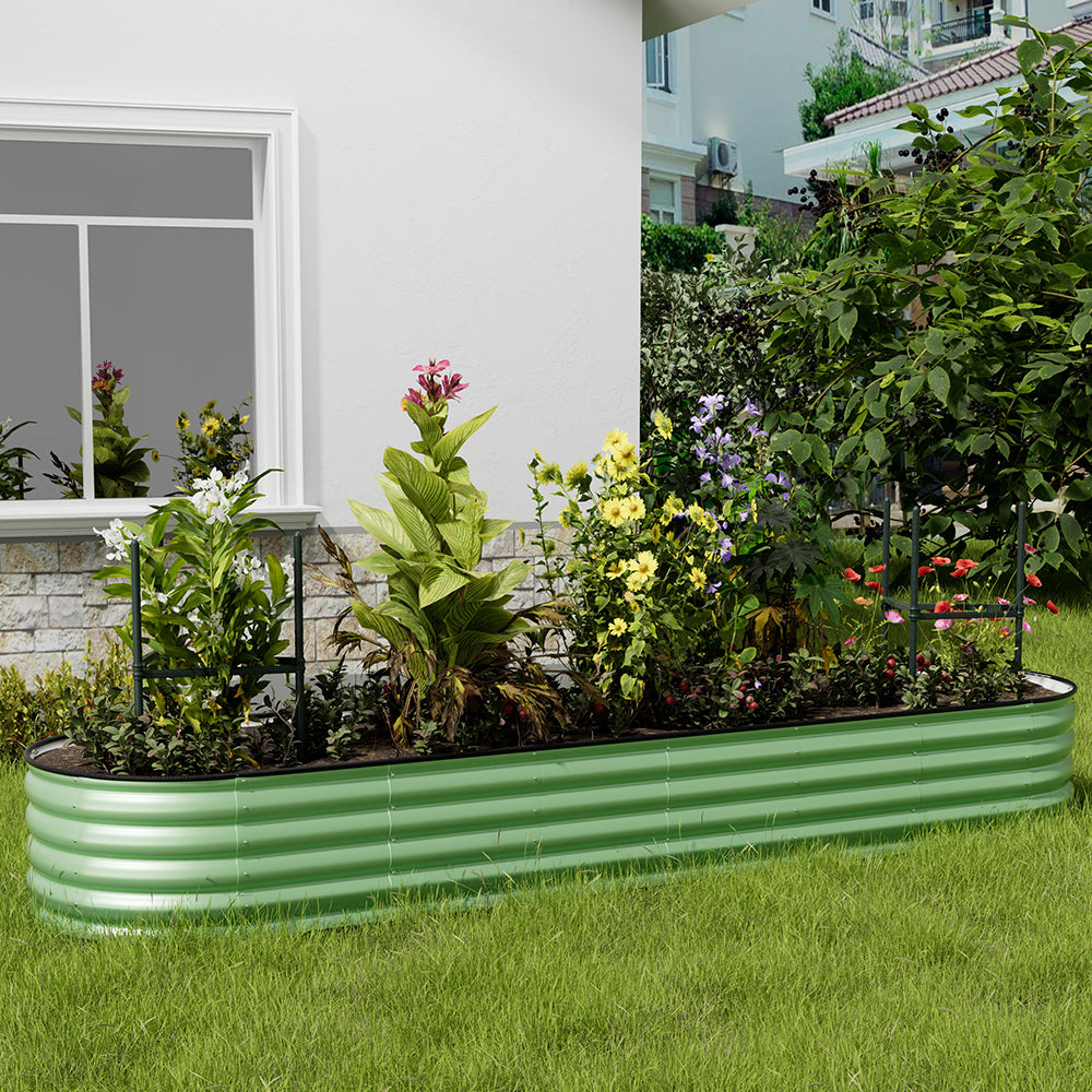 Galvanized Steel Raised Garden Bed