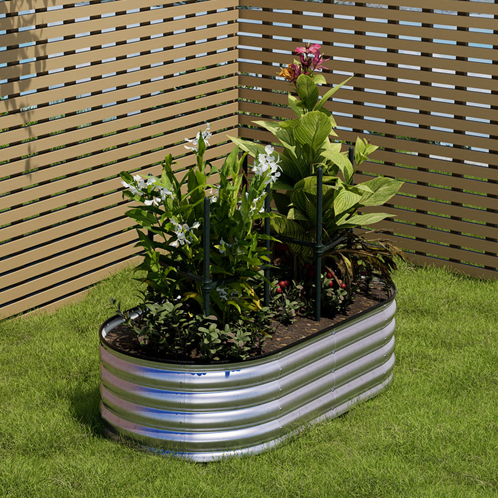 Galvanized Steel Raised Garden Bed