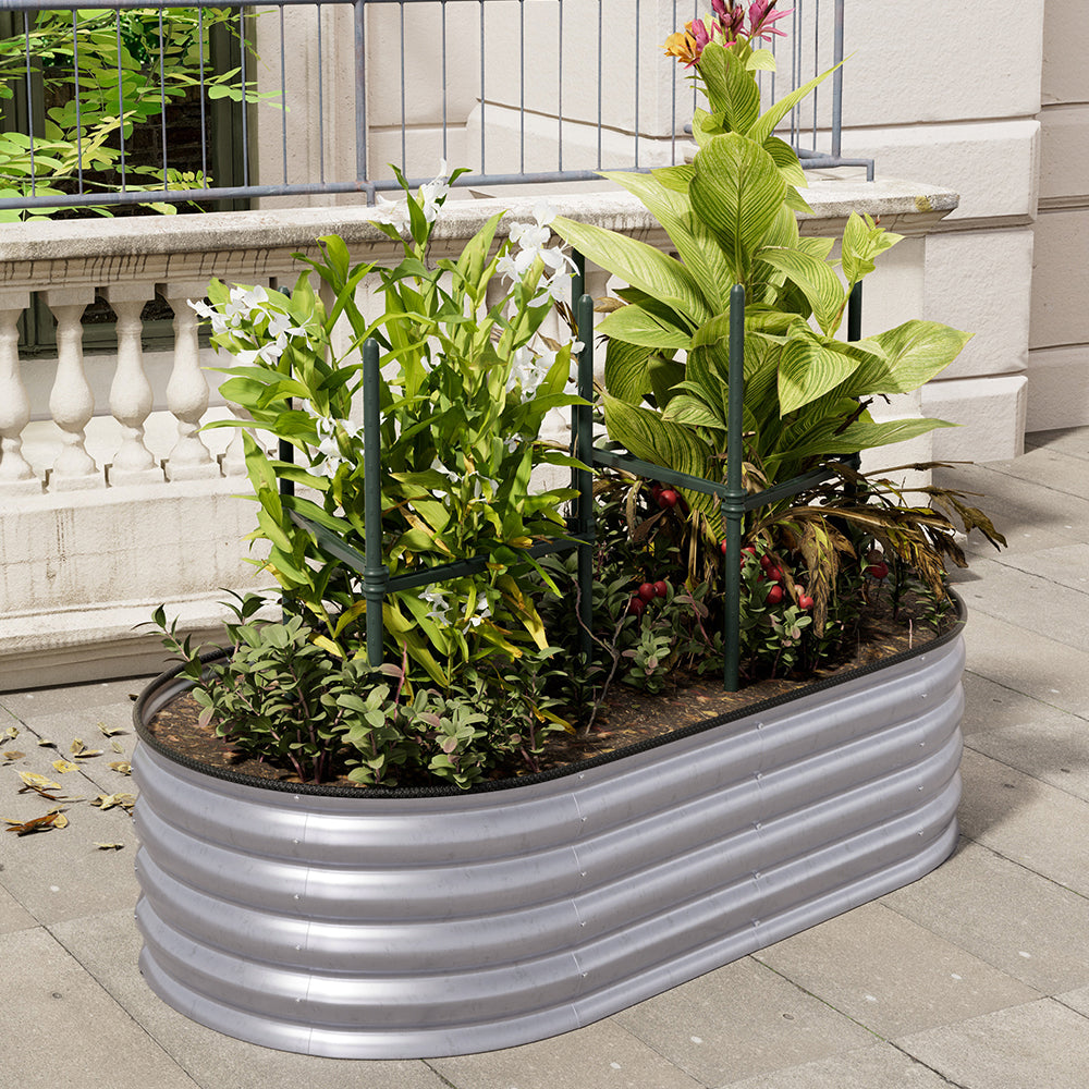 Galvanized Steel Raised Garden Bed