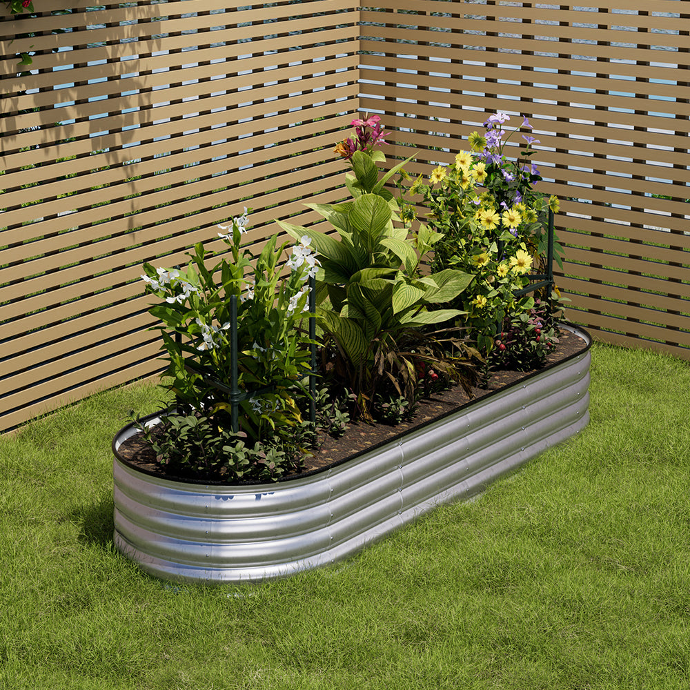 Galvanized Steel Raised Garden Bed