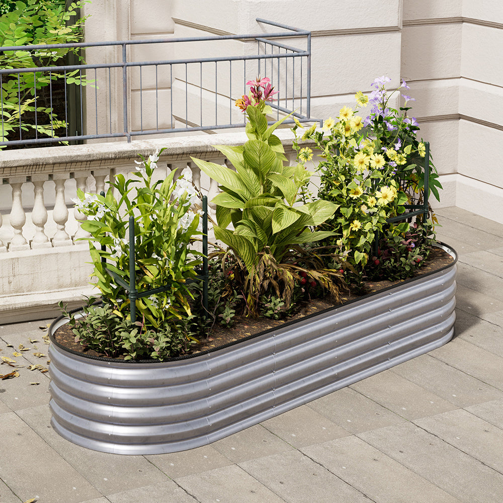 Galvanized Steel Raised Garden Bed