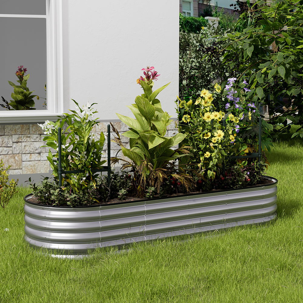Galvanized Steel Raised Garden Bed