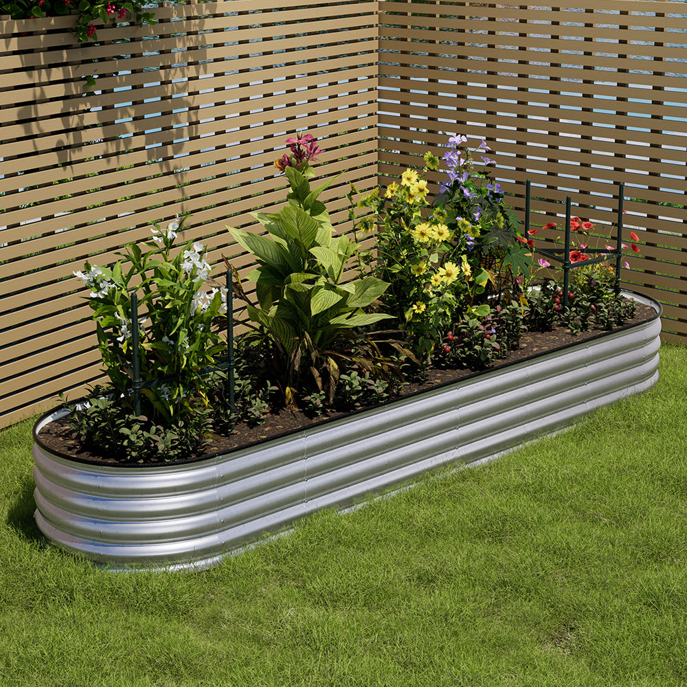 Galvanized Steel Raised Garden Bed