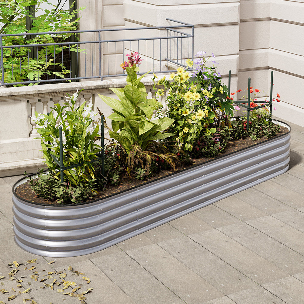 Galvanized Steel Raised Garden Bed
