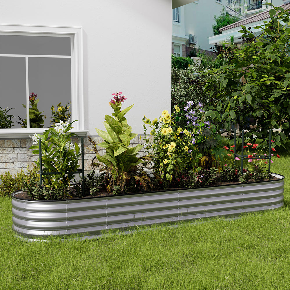 Galvanized Steel Raised Garden Bed