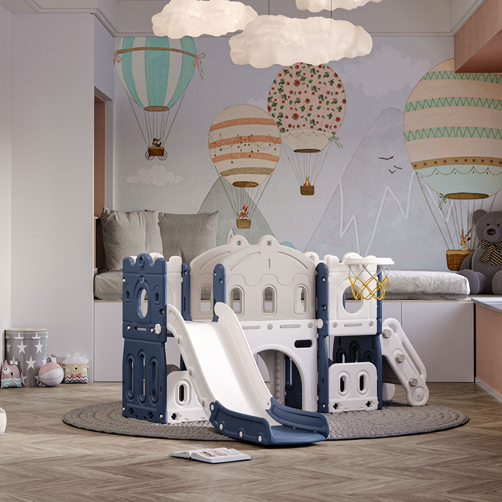 Indoor/Outdoor Climbing Frame with Slide for Toddlers