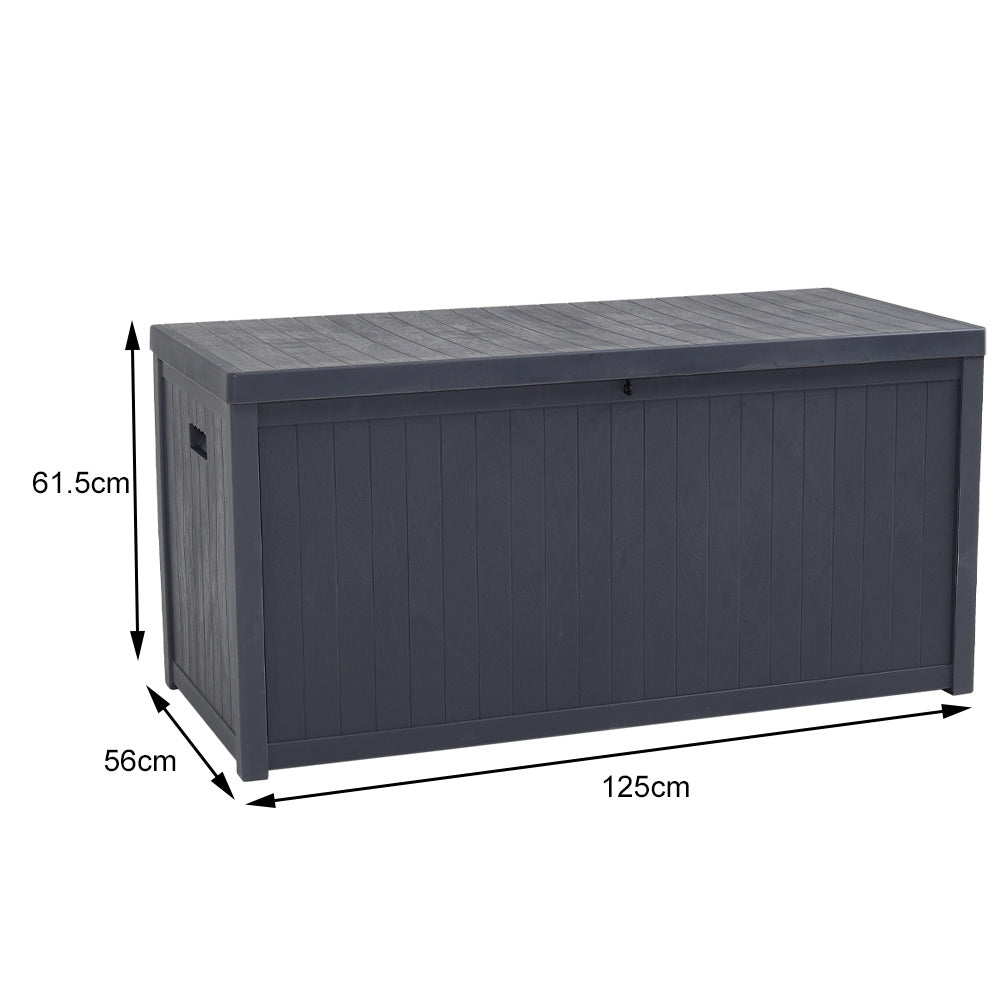 Updated Stylish Lockable Waterproof Garden Cushion Storage Box